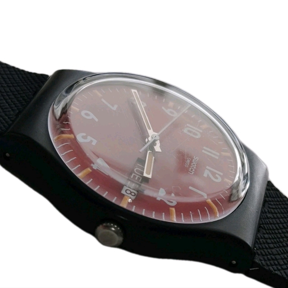 Swatch Unisex Quartz Day/Date Watch - Picture 5 of 8